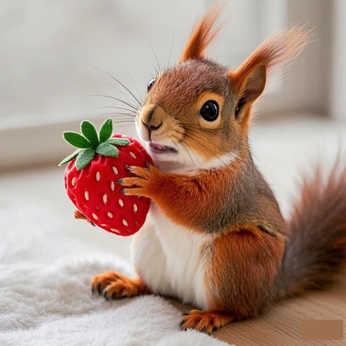 Adorable Squirrel Plush Toys - Perfect For Cuddles And Decor!