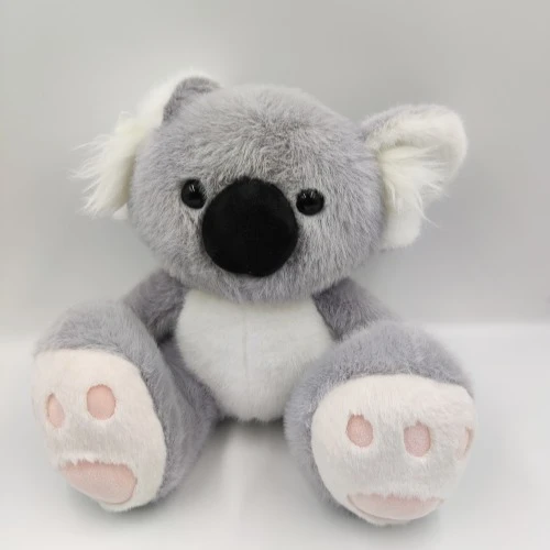 Siva punjena koala igračka i poklon